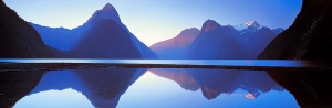 Milford Sound, Fiordland, New Zealand. Affordable art for an office or prints for the home. Images of New Zealand by landscape photographer David Evans.