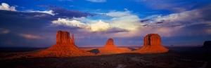 Monument Valley, Arizona-Utah border, USA. Images of America by landscape photographer David Evans. Art for an office and prints for the home.